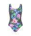 Womens/ladies Mystique Scoopback One Piece Swimsuit Multicoloured Zoggs-1