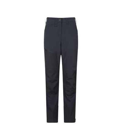 Womens/ladies Pendle Panelled Work Trousers Black Mountain Warehouse