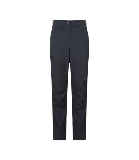 Womens/ladies Pendle Panelled Work Trousers Black Mountain Warehouse