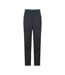 Womens/ladies Pendle Panelled Work Trousers Black Mountain Warehouse-1