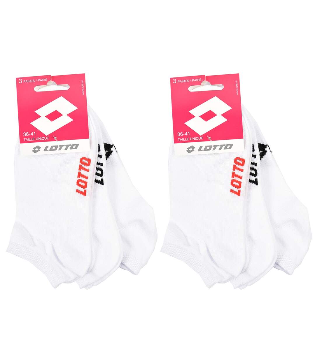 Chaussettes Femme LOTTO Pack de 6 paires SNEAKER 1614-3