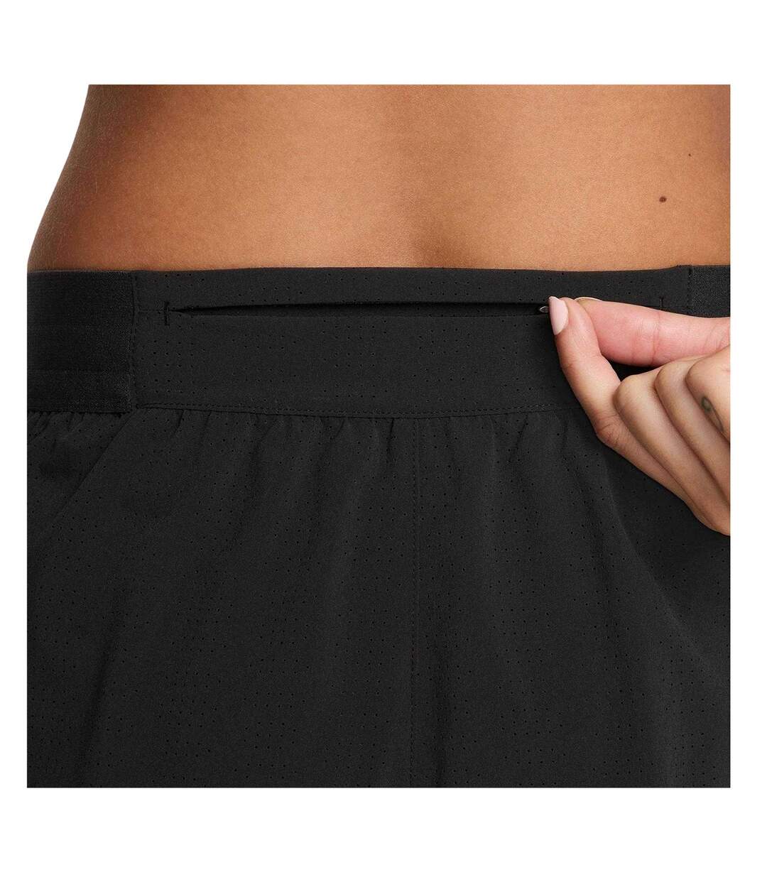 Short De Course Femme Noir Blanc Nike-4