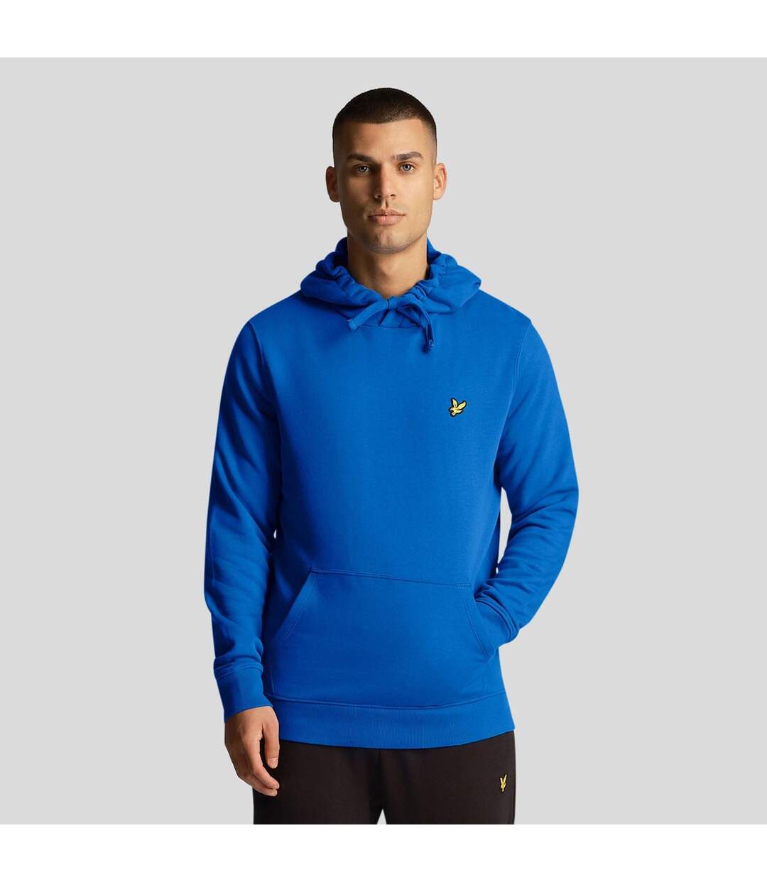 Sweat À Capuche Homme Bleu Foncé Lyle & Scott-1
