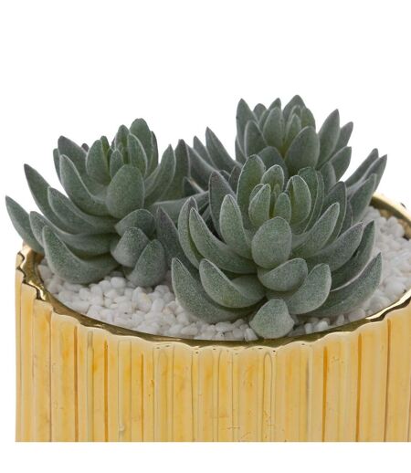 Plante Artificielle en Pot Le Collectionneur 14cm Or