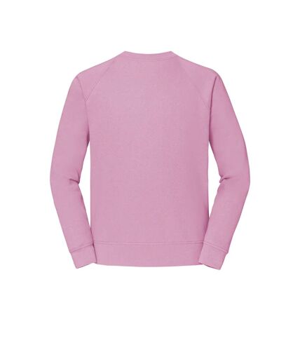 Fruit of the Loom Mens Classic 80/20 Raglan Sweatshirt (Light Pink)