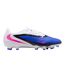 Chaussures De Foot Pour Terrain Ferme Academy Homme Bleu Blanc Rose Nike-1