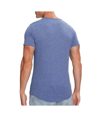 T-shirt Bleu Homme Tommy Hilfiger Slim Jaspe - 3XL