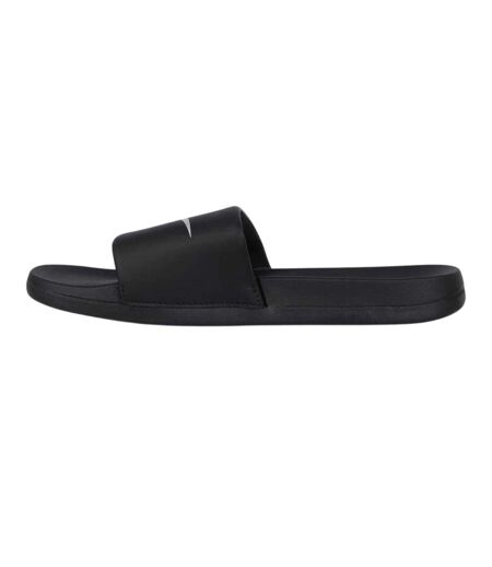 Womens/ladies Logo Sliders Black Silver Everlast