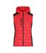 Veste Sans Manches Hybrid Femme Rouge Noir James And Nicholson-1