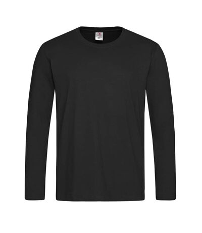 Stedman Mens Comfort Long Sleeved Tee (Black Opal) - UTAB273
