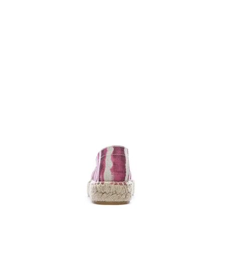Espadrilles violet/beige femme pare gabia anaia