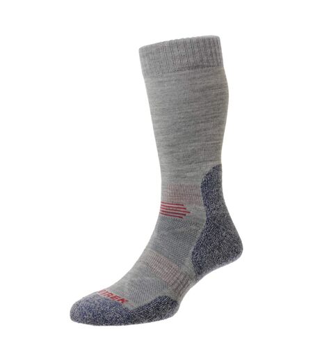 HJ Hall - Chaussettes Trekking Homme Laine Rembourrées Pointe Lisse