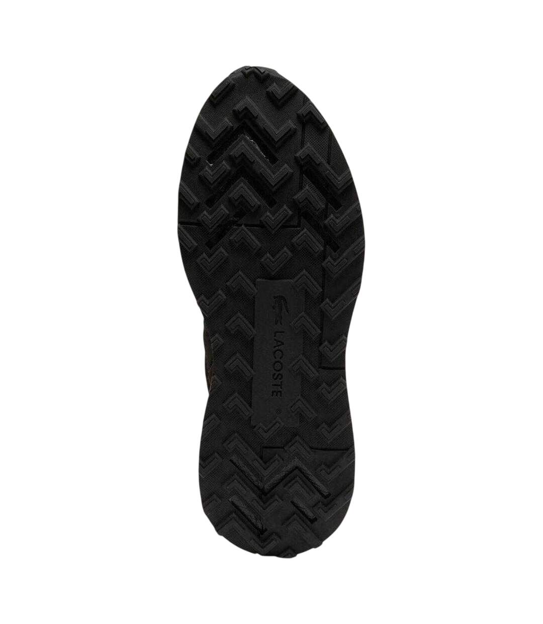 Mens Elite Actevo Suede Trainers Black Lacoste-3