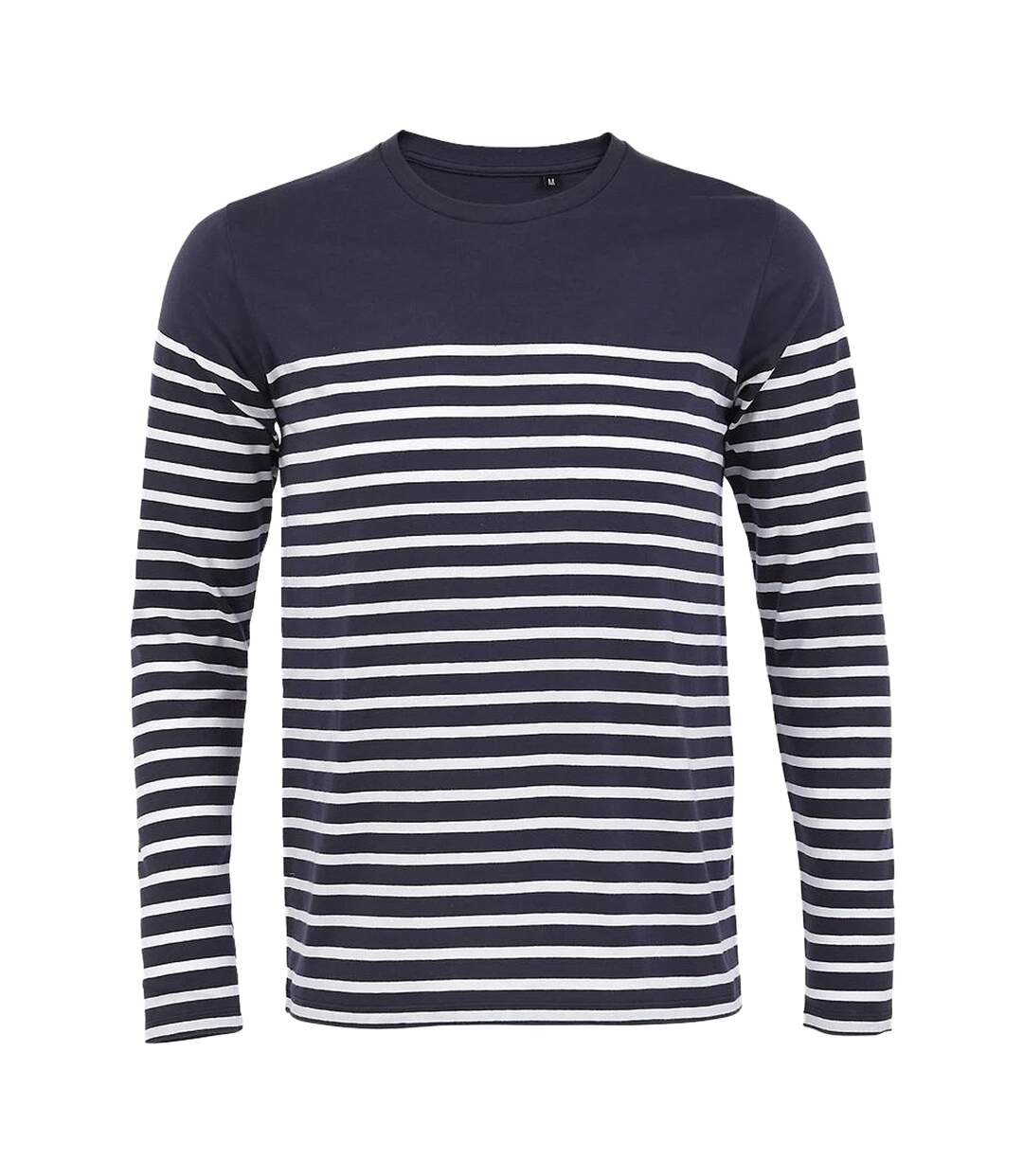 T-shirt Matelot Homme Bleu Marine Français Blanc SOLS-1