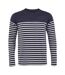 T-shirt Matelot Homme Bleu Marine Français Blanc SOLS-1