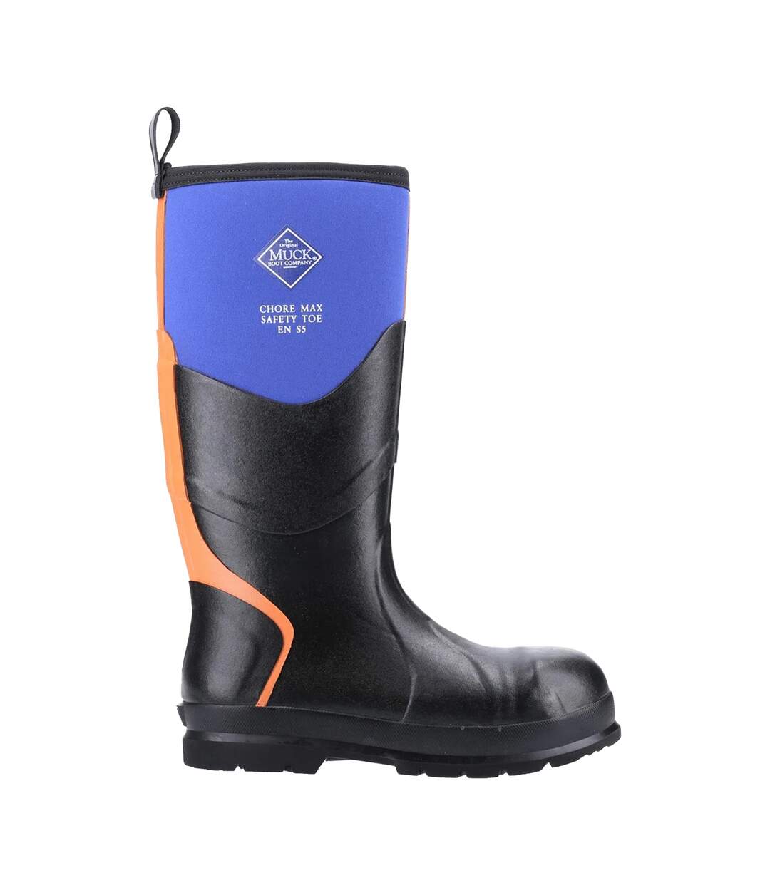 Bottes de pluie chore max s5 adulte noir / bleu / orange Muck Boots-1