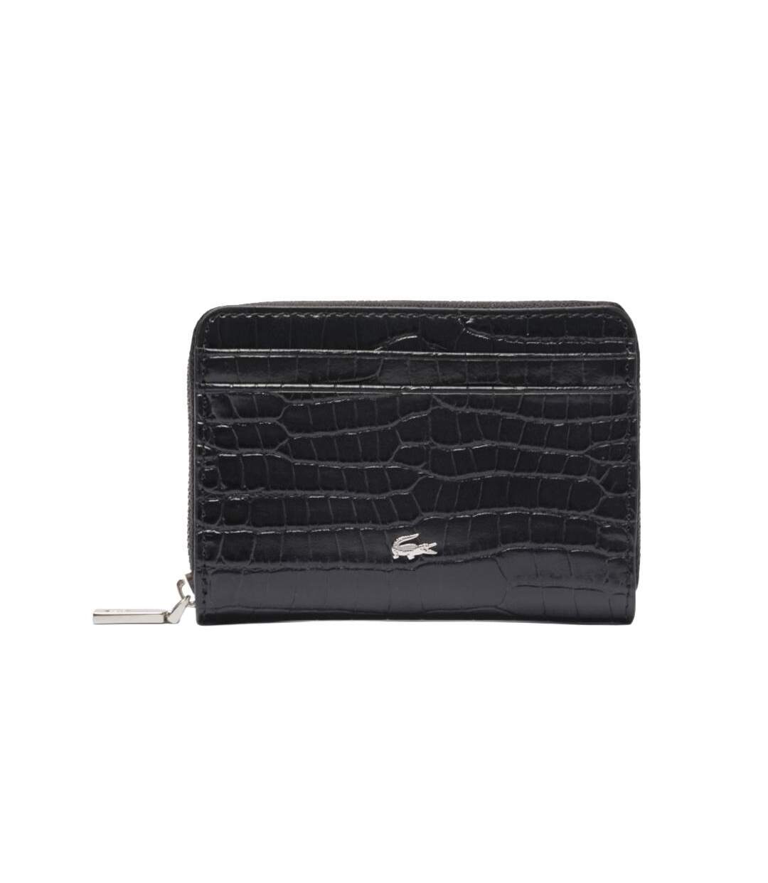 Portefeuille noir femme lacoste sinople-1