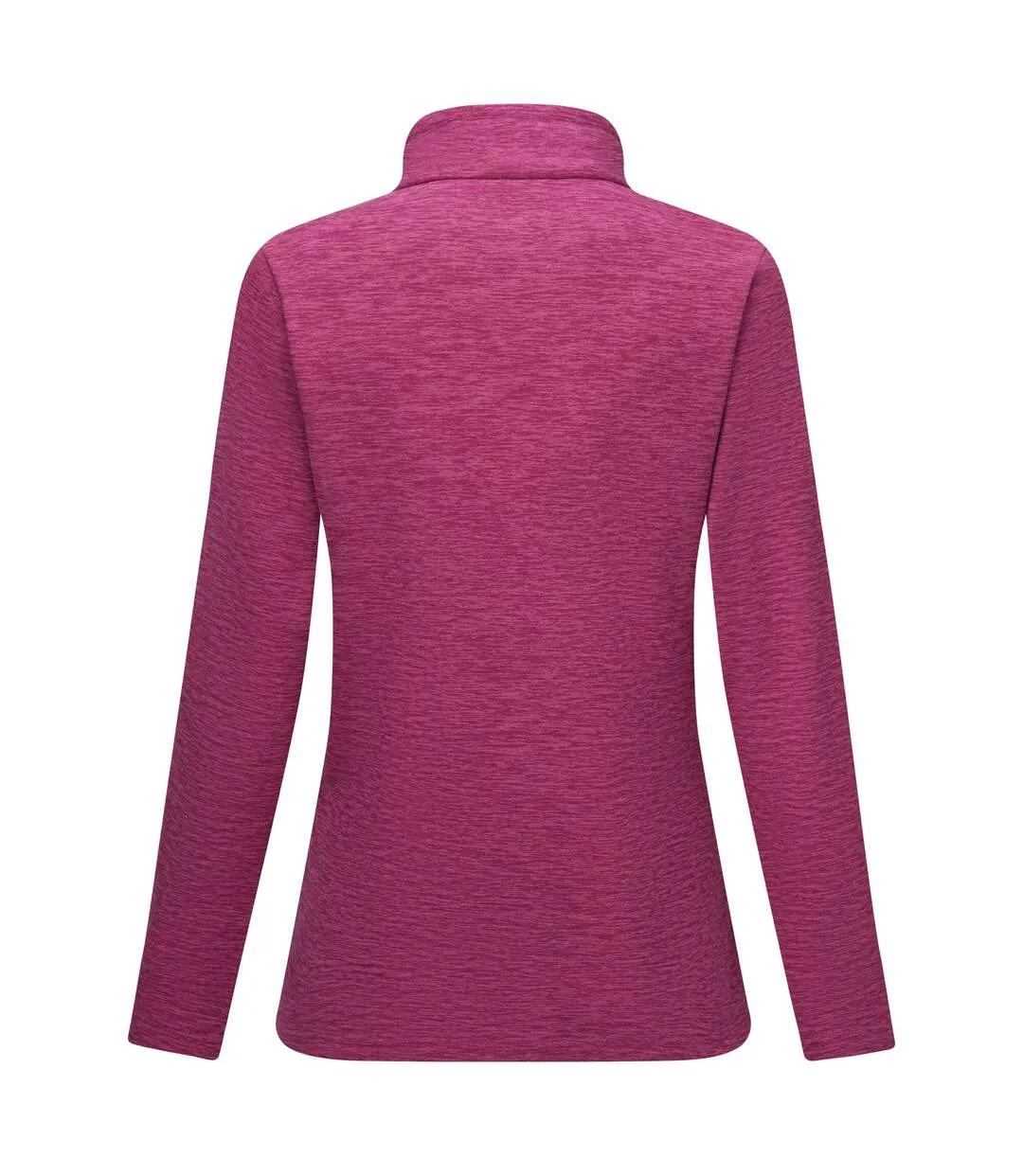 Womens/ladies Sweetheart Quarter Zip Fleece Top Violet Regatta-3