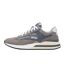 Mens Kurt Leather Running Trainers Grey Boss-2