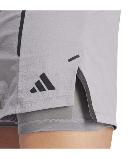Mens D4t Pro Series Adistrong Workout Shorts Gris Adidas