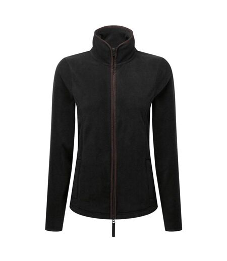 Veste polaire artisan femme noir / marron Premier