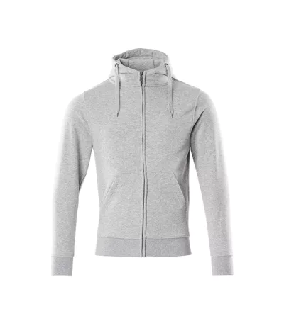 Mens Crossover Gimont Full Zip Hoodie Grey Flecked Mascot
