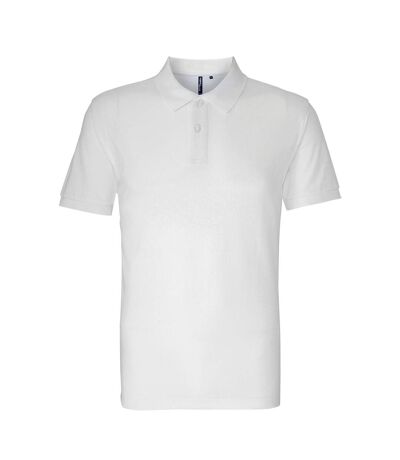 Asquith & Fox Mens Organic Classic Fit Polo Shirt (White) - UTRW7698