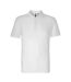 Asquith & Fox Mens Organic Classic Fit Polo Shirt (White)