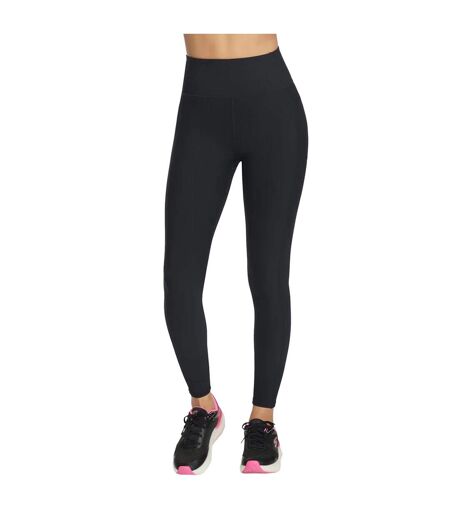 Womens/ladies go flex ribbed leggings black Skechers