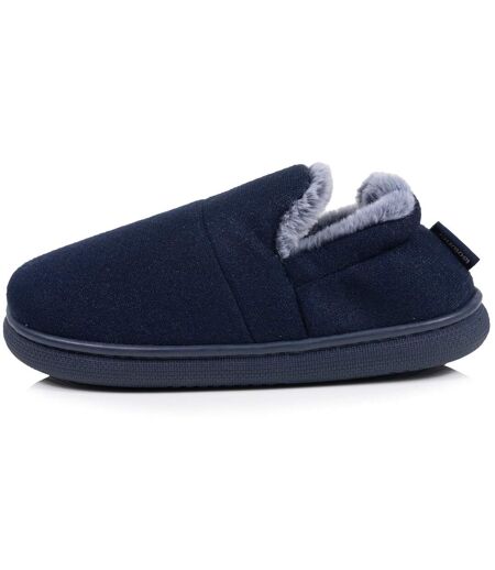 Isotoner Chaussons Mules femme suédine semelle bloup extra confort