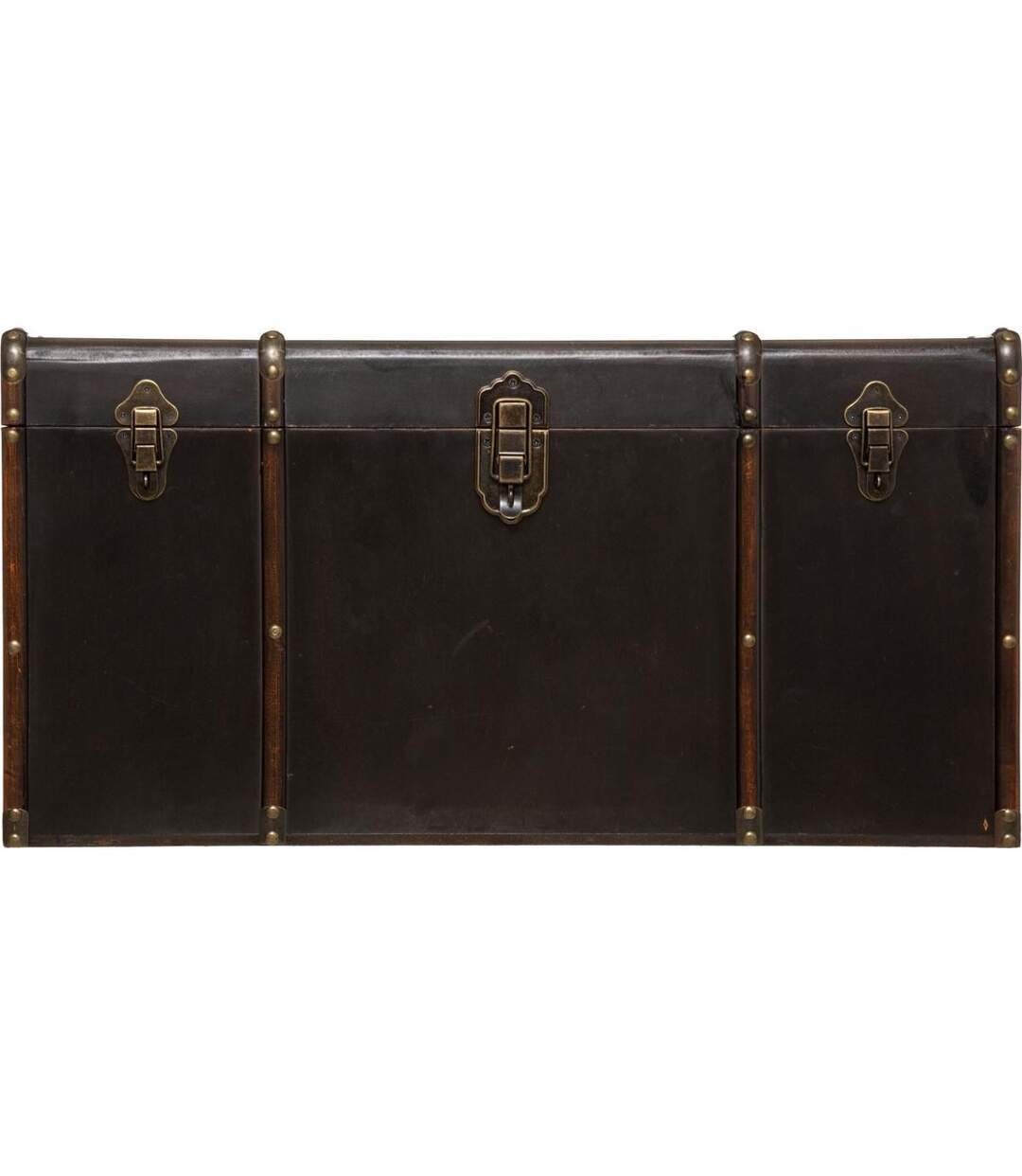 Lot de 3 Malles de Rangement British 80cm Marron-5