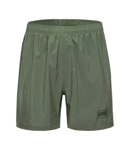 Mens Cross Shorts Green Magnum