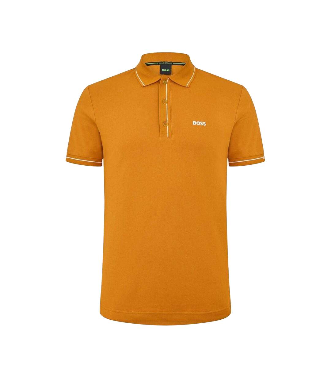 Polo Paule Homme Jaune Foncé Boss-1