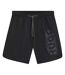 Short De Bain Motif/style Effet À La Bombe Homme Noir Hugo-3