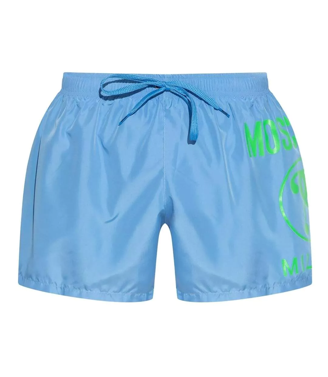 Short De Bain Motif Logo Homme Bleu Clair Moschino-1