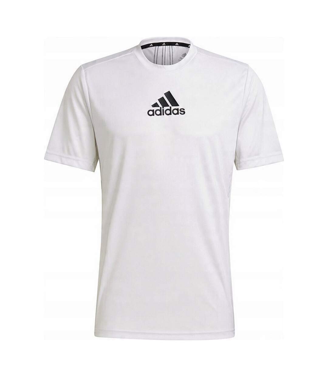 T-shirt Sport Style 3 Rayures Designed To Move Homme Blanc Adidas-2