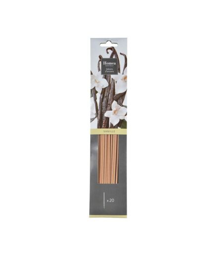 Lot de 20 Bâtons d'Encens Essentiel II 25cm Vanille