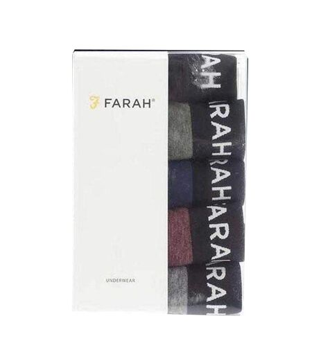 Pack Of 5  Mens Bossert Boxer Shorts  Multicoloured Farah