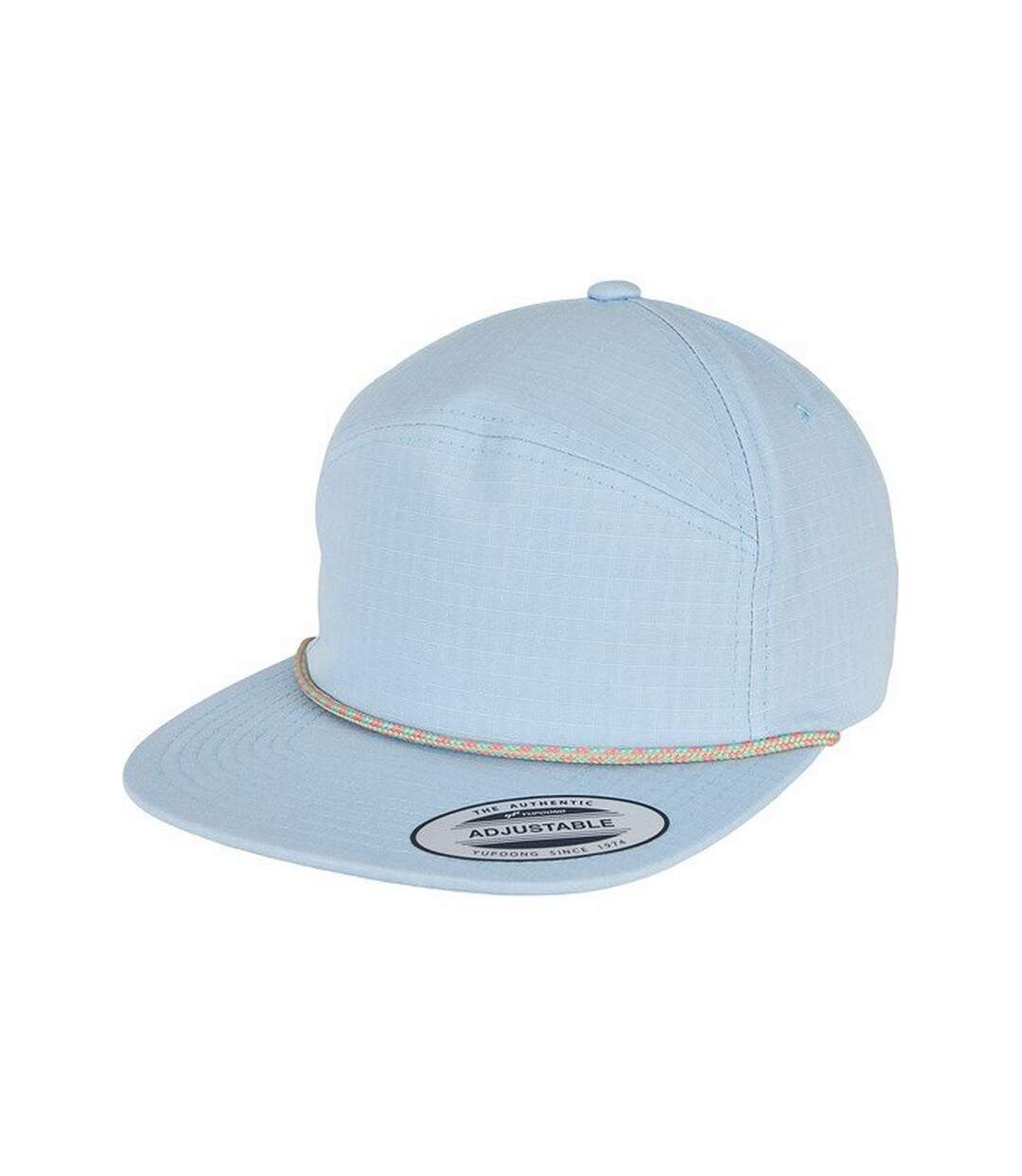 Casquette flexfit bleu clair Yupoong-1