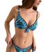 Haut maillot de bain décolleté préformé sans armatures ACANTHUS Selmark Mare-4