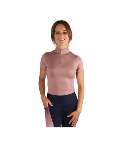 Haut pour course hippique elevate femme rose HyFASHION HyFASHION