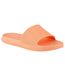 Womens/ladies Tora Sliders Orange Coqui-1