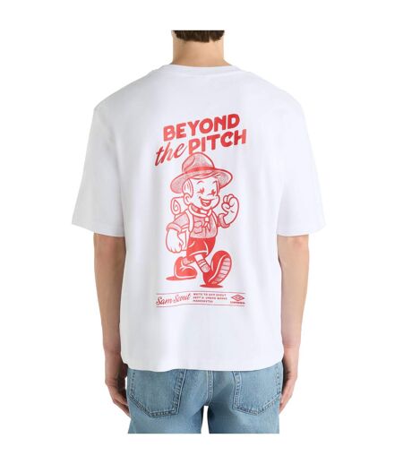 Mens Sam Scout T-shirt Brilliant White Umbro