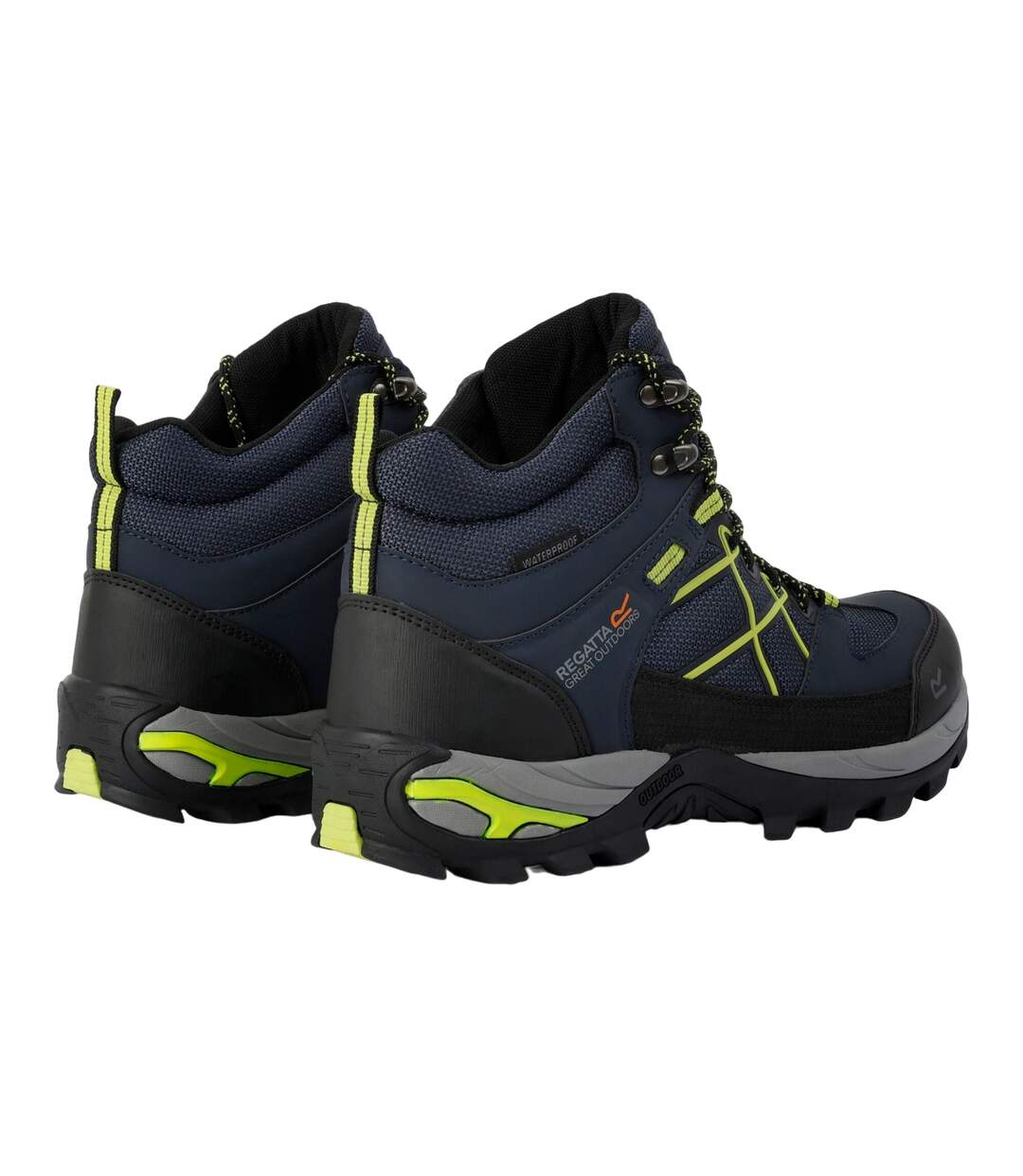 Mens Samaris Iii Walking Boots Navy Lime Punch Regatta-2