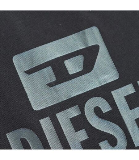 Mens Monotone Logo T-shirt Black Caviar Diesel