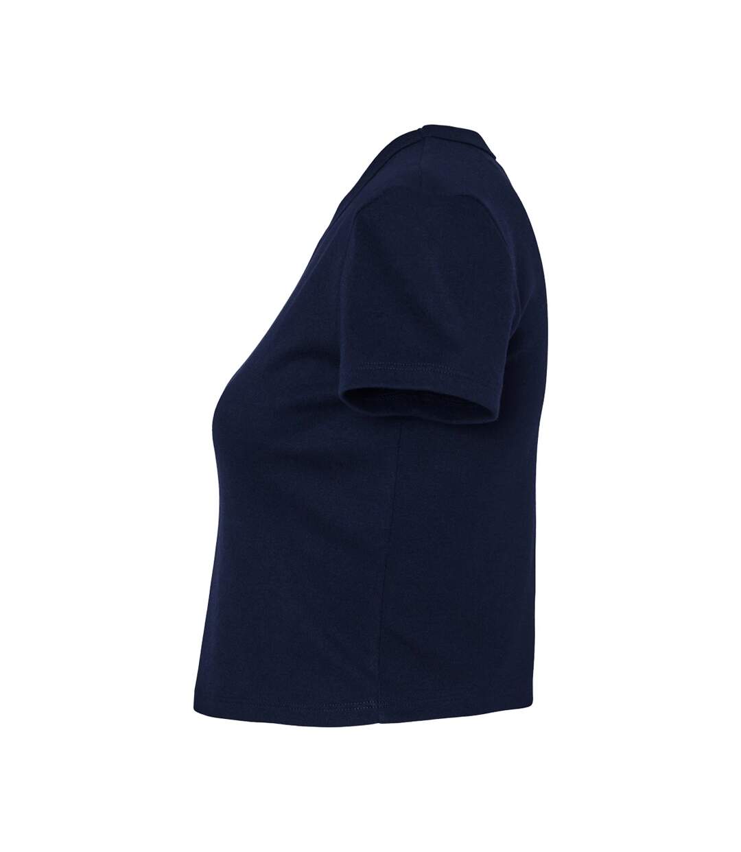 T-shirt Court Femme Bleu Marine Uni Bella + Canvas-3