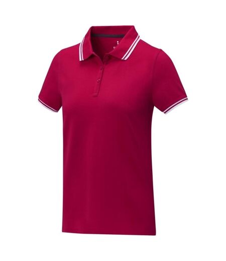 Elevate Womens/Ladies Amarago Short-Sleeved Polo Shirt (Red)