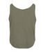 Womens/ladies Oversized Tank Top Olive Build Your Brand-2