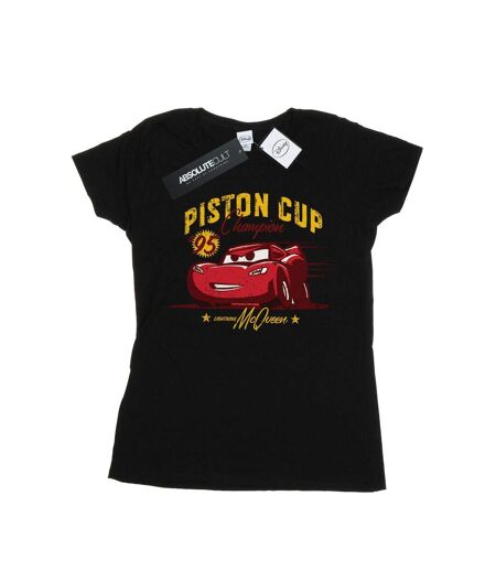 Disney - T-shirt CARS PISTON CUP CHAMPION - Femme (Noir) - UTBI13572