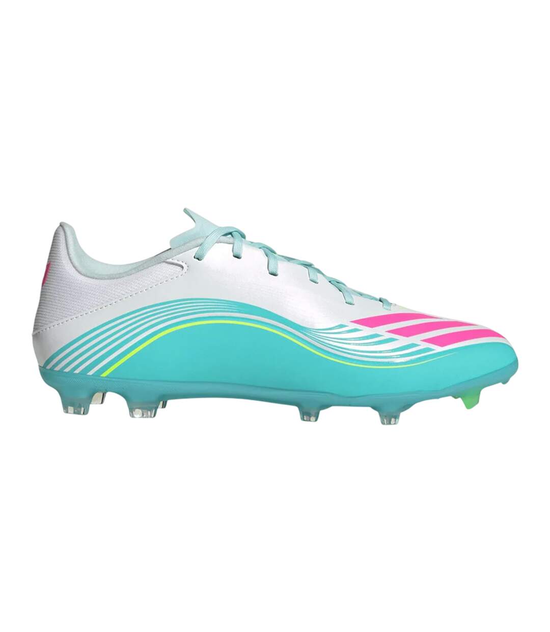 Mens F50 League Football Boots White Pink Blue Adidas-1